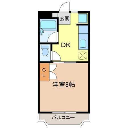 菊川駅 徒歩24分 4階の物件間取画像